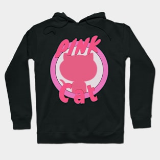 Pink cat Hoodie